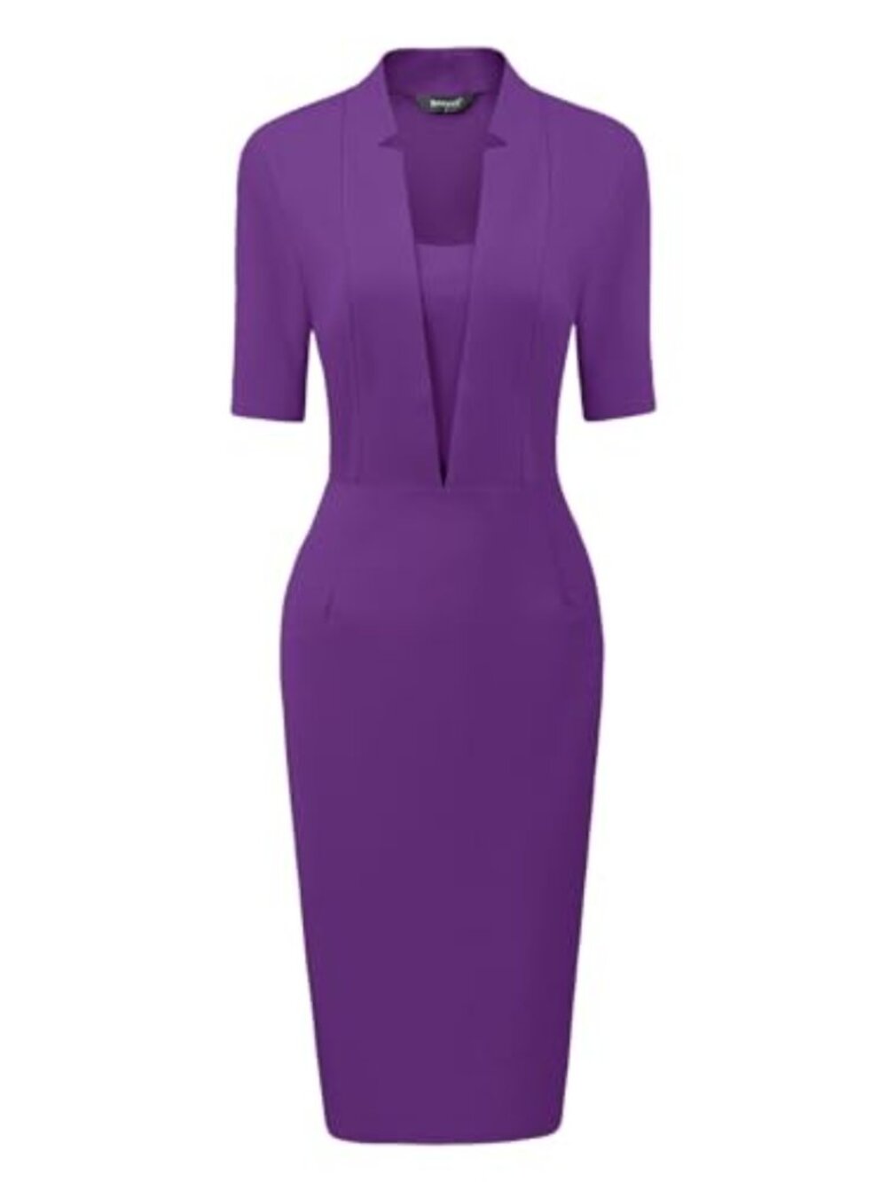 Allegra K Women's Formal Pencil Work Office Bodycon Sheath Dress Fit & Flare